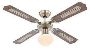 Voltomat Stropni ventilator Panama (Medeninasta, Rjava, 106,6 cm, 60 W) productname.garantie.plussign BAUHAUS garancija 5 let