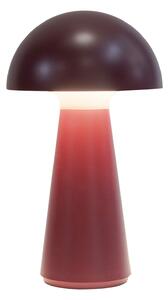 Sirius LED namizna svetilka na baterije Sam v barvi bordo, iz plastike, višina 28 cm,, zatemnjen, Rdeča, Plastika, Skandinavski
