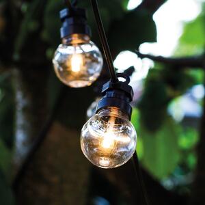 Sirius LED-veriga Lucas, začetni komplet, prosojna, 10 luči, na sončno energijo/z, Večbarvna, Plastika