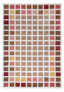 Rožnata ročno tkana volnena preproga 140x200 cm Renga Wool – Flair Rugs