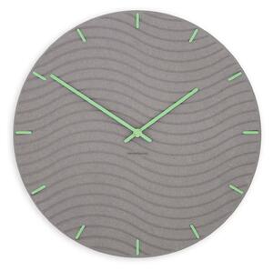 Stenska ura Luxhora Rivella Light Grey 11 barv kazalcev