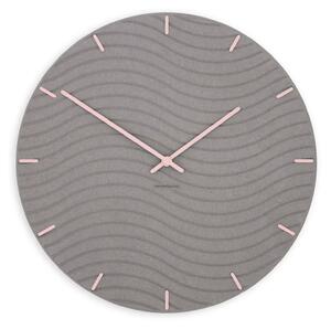 Stenska ura Luxhora Rivella Light Grey 11 barv kazalcev
