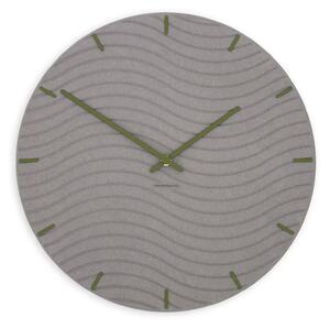 Stenska ura Luxhora Rivella Light Grey 11 barv kazalcev