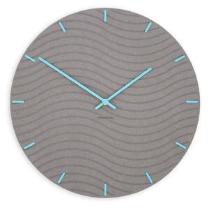 Stenska ura Luxhora Rivella Light Grey 11 barv kazalcev