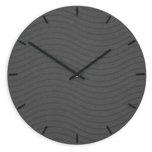 Stenska ura Luxhora Rivella Black 11 barv kazalcev