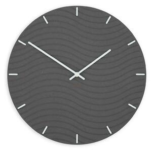 Stenska ura Luxhora Rivella Black 11 barv kazalcev