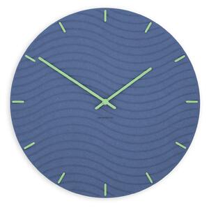 Stenska ura Luxhora Rivella Dark Blue 11 barv kazalcev