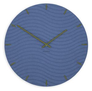 Stenska ura Luxhora Rivella Dark Blue 11 barv kazalcev