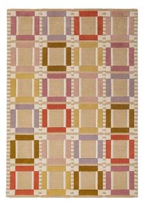 Ročno tkana volnena preproga v naravni barvi 160x230 cm Quadro Wool – Flair Rugs