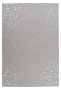RAVNO TKANA PREPROGA Bijou 125 Taupe / Silber 80/150 cm srebrne barve, rjavosiva