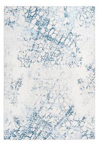 RAVNO TKANA PREPROGA Galaxy 725 Creme / Blau 80/150 cm tkano modra, krem barve