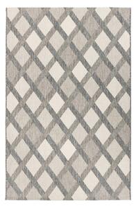 RAVNO TKANA PREPROGA Splash 800 Creme / Grau 120/170 cm tkano krem barve, siva