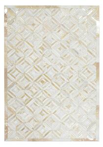 RAVNO TKANA PREPROGA Spark 410 Elfenbein / Gold 80/150 cm krem barve, zlate barve