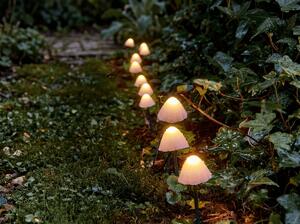 Vrtna LED svetila MUSHROOMS 20 kosov, 380 cm