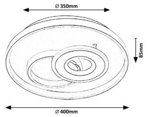 Rabalux 5230 - LED Stropna svetilka CELINDA LED/40W/230V