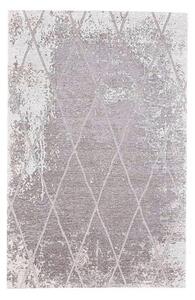 VINTAGE PREPROGA 140/200 cm tkano srebrne barve