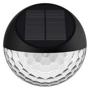 Aigostar - LED RGB Stenska solarna svetilka LED/2W/1,2V črna IP44