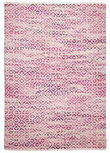 ROČNO TKANA PREPROGA 160/230 cm tkano pink