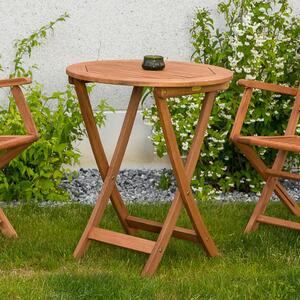 Gardenson Vrtna Zložljiva Miza Rebel, 65x75x65cm, Masivno