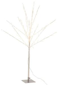 Svetleče božično drevo SILVER GLOW 56×56×100 cm, srebrno