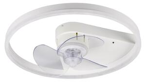 Stropni ventilator Borgholm (Ø 50 cm, 2700 - 6500 K, bel, mat)