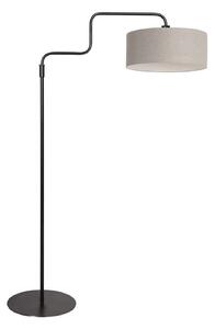 Steinhauer Stojna svetilka Bloeba, črna/blatna barva, višina 165 cm, chintz, Črna, Dnevna soba / jedilnica, Kovina, Sodobni