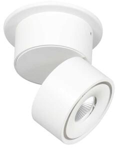 Steinhauer LED stropni reflektor Fez, bel, 1-svetlobni, kovinski, vrtljiv, zatemnjen, Bela, Dnevna soba / jedilnica, Kovina, Sodobni