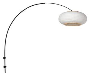 Steinhauer Stenska svetilka Sparkled Light 4619ZW, črna/belo platno, Črna, Dnevna soba / jedilnica, Kovina