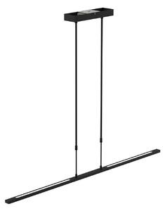 Steinhauer LED viseča svetilka Zelena, črna, dolžina 122 cm, kovina, CCT, zatemnjen, Črna, Dnevna soba / jedilnica, Kovina, Sodobni