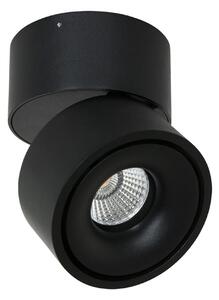 Steinhauer LED stropni reflektor Fez, črn, 1-žarek, kovina, vrtljiv, zatemnjen, Črna, Dnevna soba / jedilnica, Kovina, Sodobni