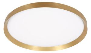 Steinhauer Stropna svetilka LED Flady, zlate barve, Ø 50 cm, neposredna/neposredna, zatemnjen, Zlata / medeninasta, Dnevna soba / jedilnica, Kovina