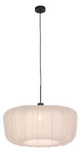 Steinhauer Visoka svetilka Sparkled Light, najlon v krem barvi, Ø 60 cm, E27, zatemnjen, Bež, Dnevna soba / jedilnica, Tkanine / tekstil, Sodobni