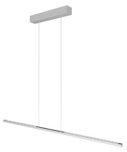 Steinhauer LED viseča svetilka Bande, 150 cm, gor/dol, jeklo, CCT, dimmer, zatemnjen, Kovinska, Dnevna soba / jedilnica, Kovina, Sodobni