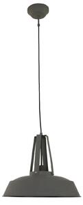 Steinhauer Obesna svetilka Eden, siva, kovina, E27, zatemnjen, Siva, Kuhinja, Kovina, Vintage
