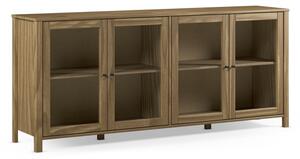 Vitrina iz masivnega bora v naravni barvi 186x80x40 cm Alessandra – Marckeric