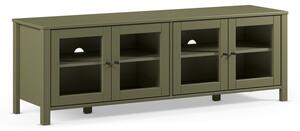 Zelena TV omarica iz masivnega bora 150x50x40 cm Alessandra – Marckeric