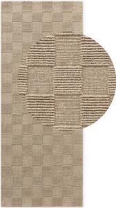 TEKAČ Kollektion 1766 80/200 cm tkano svetlo rjava