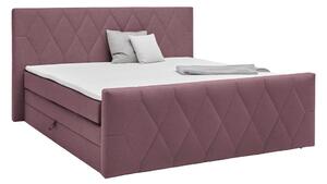Based Postelja Boxspring Josie-b, Rjava, 160x200