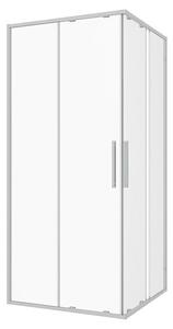 Sanotechnik Drsna vrata za tuš Slim Line (80 x 200 cm, Krom, Vgradne dimenzije: 78–80 cm)