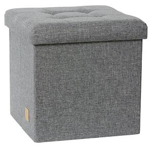 Store It Premium Taburet s prostorom za shranjevanje Home (Do x Š x V: 38 x 38 x 38 cm, Sive barve)