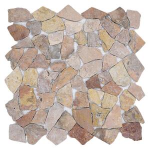 Mozaična ploščica Uni CIOT 30/140 (30,5 x 30,5 cm, Rdeče barve, Mat)