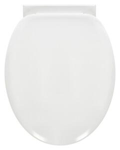 WC deska Miami (Plastika, Bele barve, S samodejnim spuščanjem)