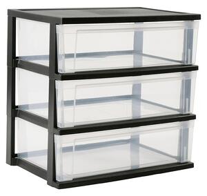 Predalni stolp (Do x Š x V: 60 x 41 x 59 cm, Število predalov: 3 kos, Plastika)