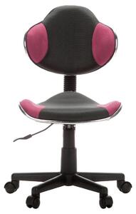 MID.YOU Mladinski Vrtljivi Stol Kiddy Gti 2, Siva, Roza