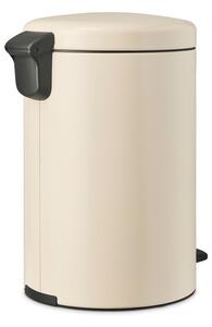 Bež jeklen koš za smeti s pedalom 20 l NewIcon – Brabantia