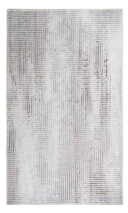 RAVNO TKANA PREPROGA Maya 600 Grau 120/180 cm tkano siva