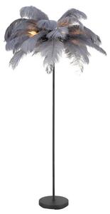 Mömax Stoječa Svetilka Fedi, Črna, Siva, Ca. 55/160 Cm
