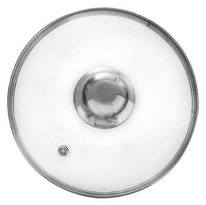 Orion Steklena pokrovka z ročajem, 14 cm, 14 cm