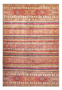 RAVNO TKANA PREPROGA Faye 725 Multi / Rot 75/150 cm tkano večbarvno, rdeča
