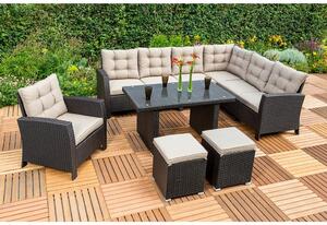 Gardenson Vrtni Set Salerno, 5-delni, Z Blazinami